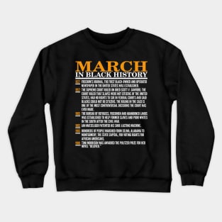 This Month In Black History, March Crewneck Sweatshirt